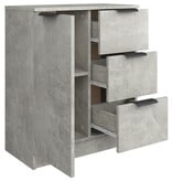 VidaXL Dressoir 60x30x70 cm bewerkt hout betongrijs
