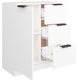 VidaXL Dressoir 60x30x70 cm bewerkt hout wit