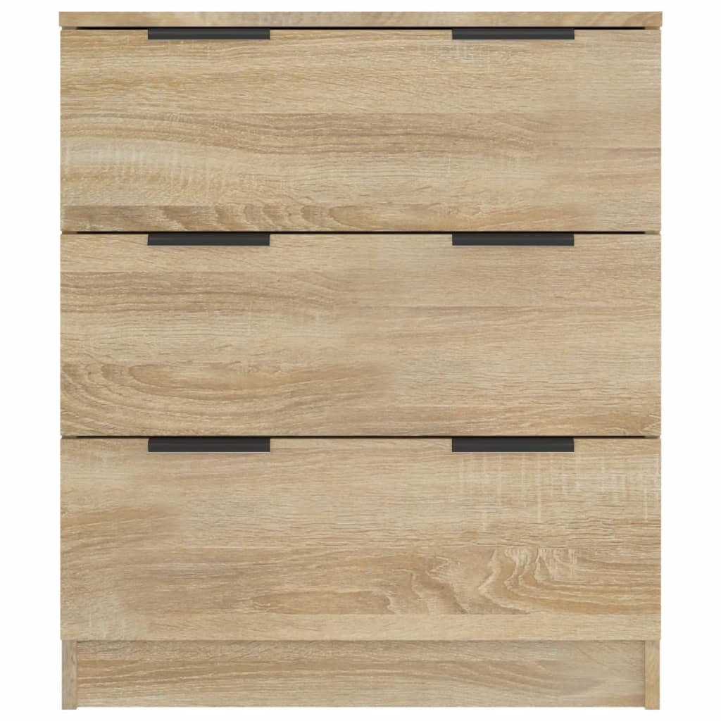 VidaXL Dressoir 60x30x70 cm bewerkt hout sonoma eikenkleurig