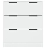 VidaXL Dressoir 60x30x70 cm bewerkt hout wit