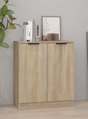 VidaXL Dressoir 60x30x70 cm bewerkt hout sonoma eikenkleurig