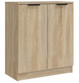 VidaXL Dressoir 60x30x70 cm bewerkt hout sonoma eikenkleurig