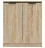 VidaXL Dressoir 60x30x70 cm bewerkt hout sonoma eikenkleurig