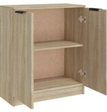 VidaXL Dressoir 60x30x70 cm bewerkt hout sonoma eikenkleurig