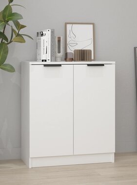 VidaXL Dressoir 60x30x70 cm bewerkt hout wit