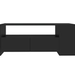 VidaXL Salontafel 102x50x45 cm bewerkt hout zwart