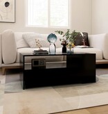 VidaXL Salontafel 102x50x45 cm bewerkt hout zwart