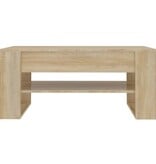 VidaXL Salontafel 102x55x45 cm bewerkt hout sonoma eikenkleurig
