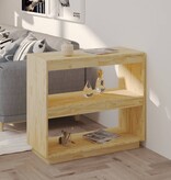 VidaXL Boekenkast 80x35x71 cm massief grenenhout