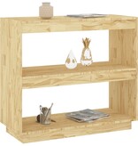 VidaXL Boekenkast 80x35x71 cm massief grenenhout