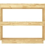 VidaXL Boekenkast 80x35x71 cm massief grenenhout