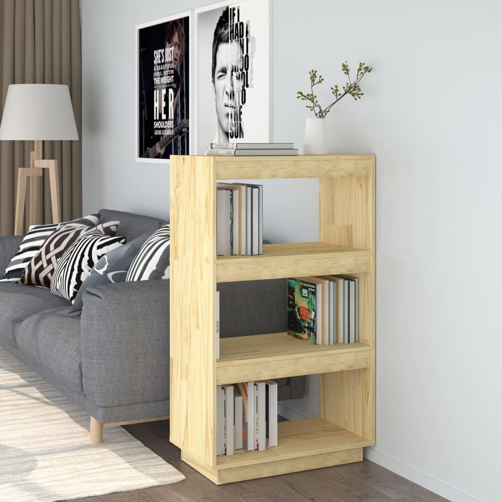 VidaXL Boekenkast / kamerscherm 60x35x103 cm massief grenenhout