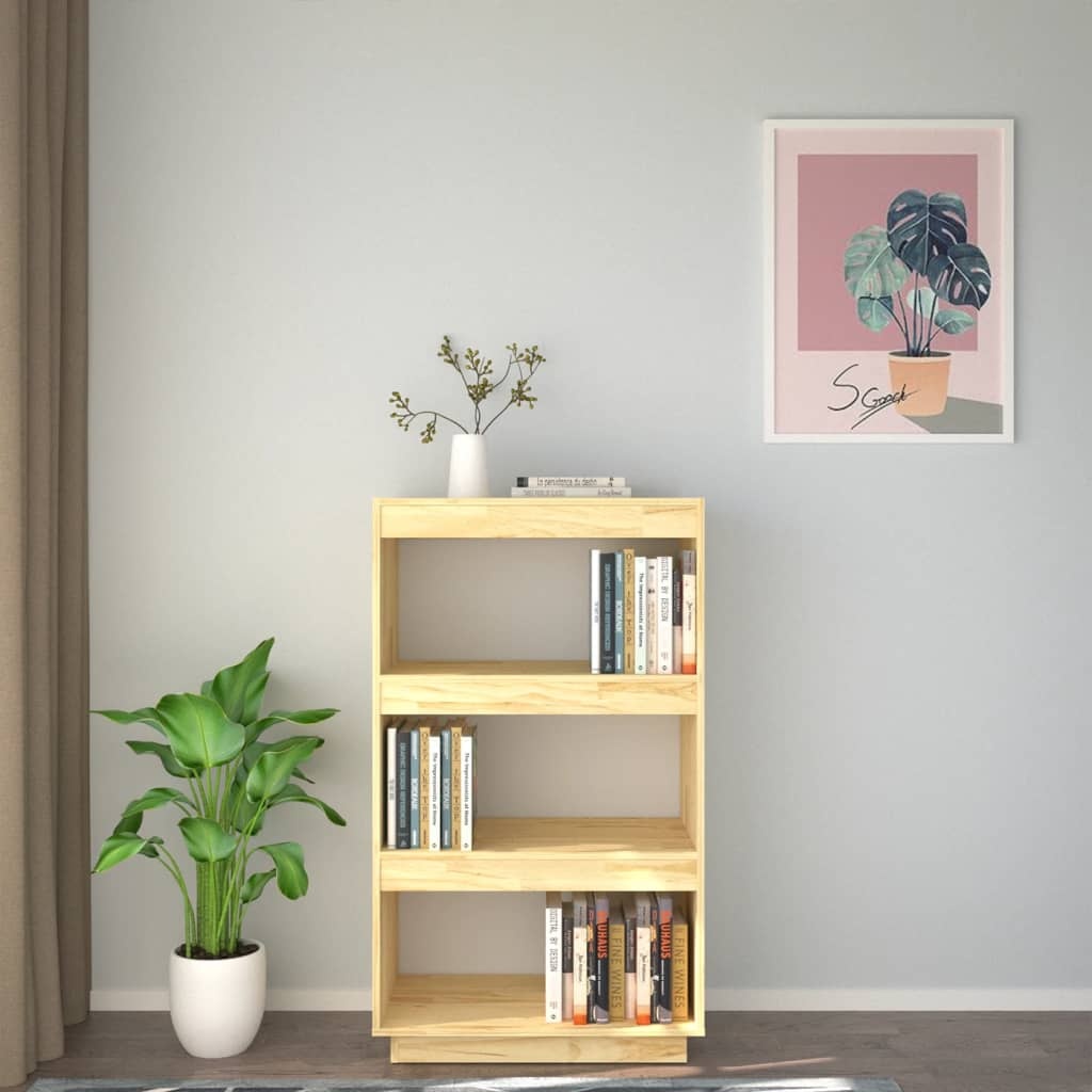 VidaXL Boekenkast / kamerscherm 60x35x103 cm massief grenenhout