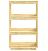 VidaXL Boekenkast / kamerscherm 60x35x103 cm massief grenenhout