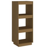 VidaXL Boekenkast/kamerscherm massief grenenhout honingbruin