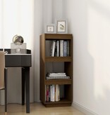 VidaXL Boekenkast/kamerscherm massief grenenhout honingbruin
