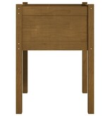 VidaXL Plantenbak 50x50x70 cm massief grenenhout honingbruin