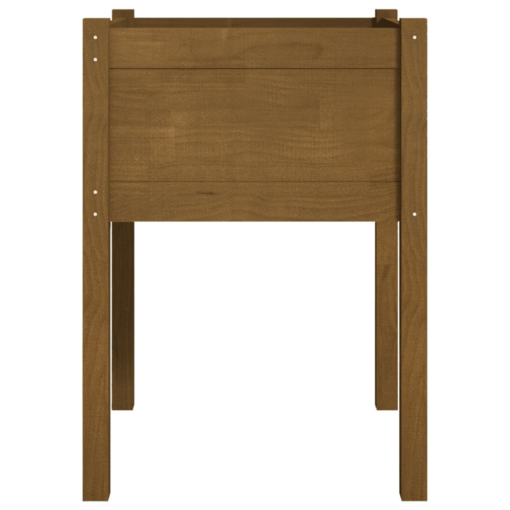 VidaXL Plantenbak 50x50x70 cm massief grenenhout honingbruin