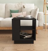 VidaXL Salontafel 40x40x43 cm bewerkt hout zwart