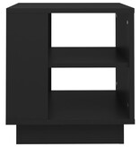 VidaXL Salontafel 40x40x43 cm bewerkt hout zwart