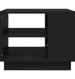 VidaXL Salontafel 55x55x43 cm bewerkt hout zwart