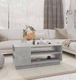VidaXL Salontafel 102x55x43 cm bewerkt hout betongrijs