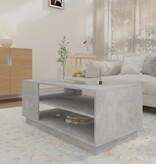 VidaXL Salontafel 102x55x43 cm bewerkt hout betongrijs