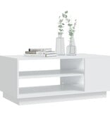 VidaXL Salontafel 102x55x43 cm bewerkt hout wit