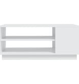 VidaXL Salontafel 102x55x43 cm bewerkt hout wit
