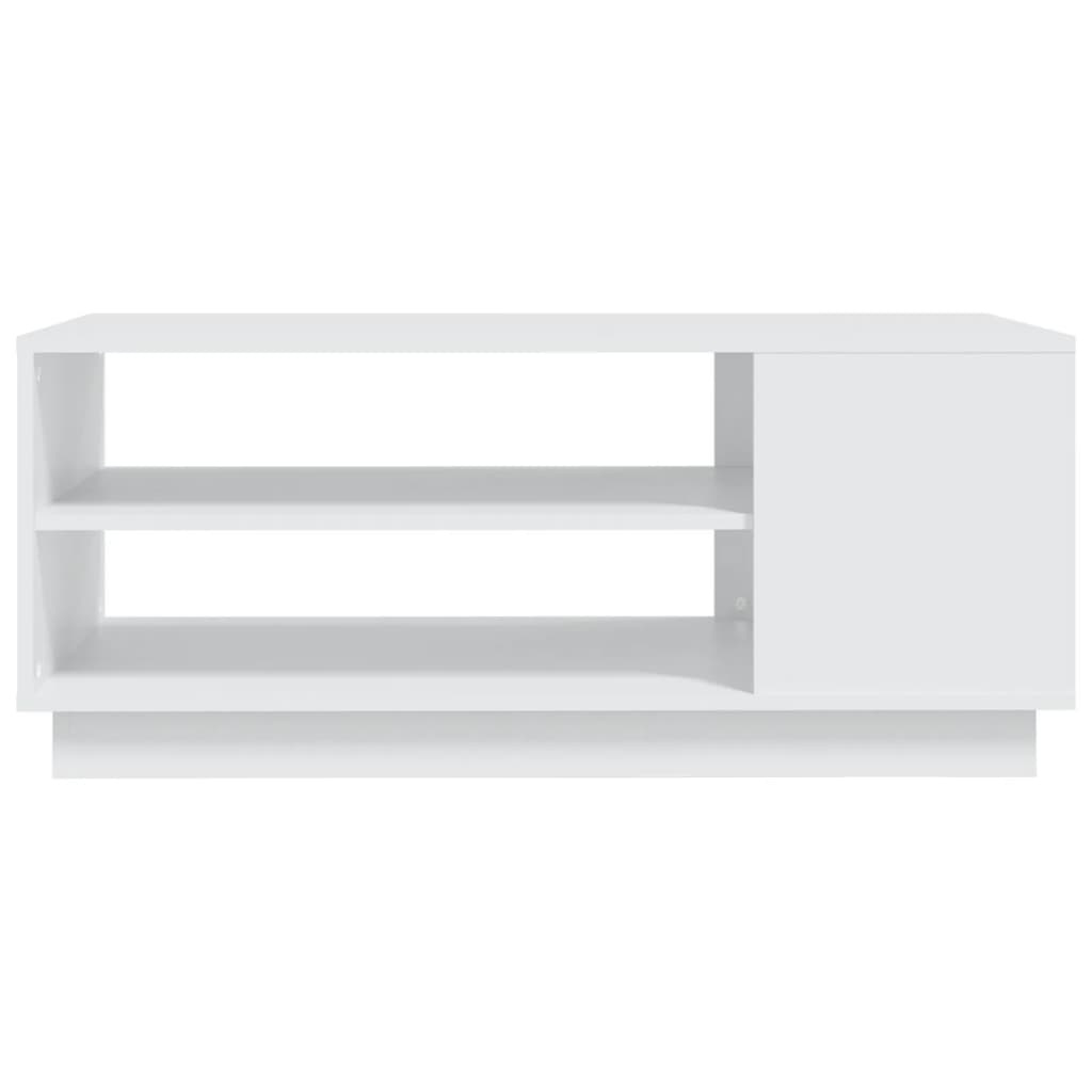 VidaXL Salontafel 102x55x43 cm bewerkt hout wit