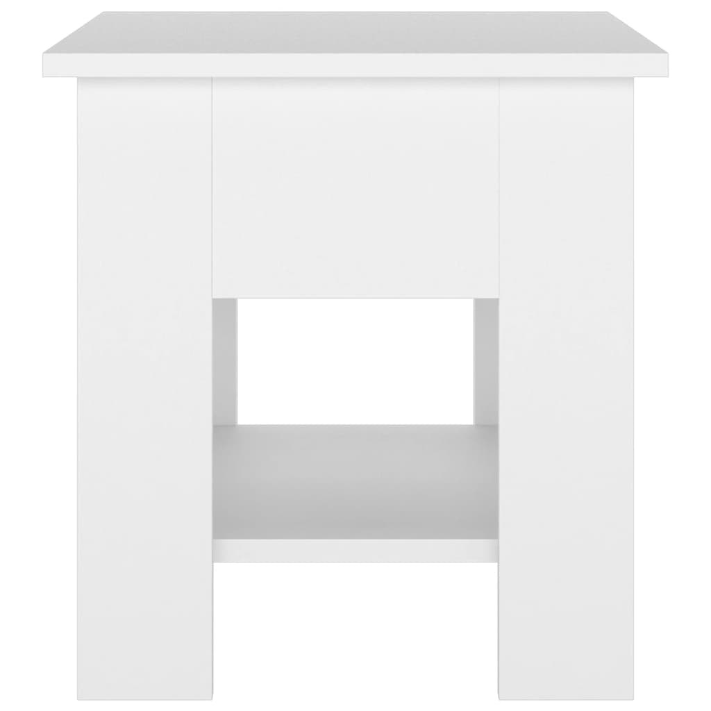 VidaXL Salontafel 40x40x42 cm bewerkt hout wit