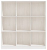 VidaXL Boekenkast/kamerscherm 104x33,5x110 cm massief grenenhout wit