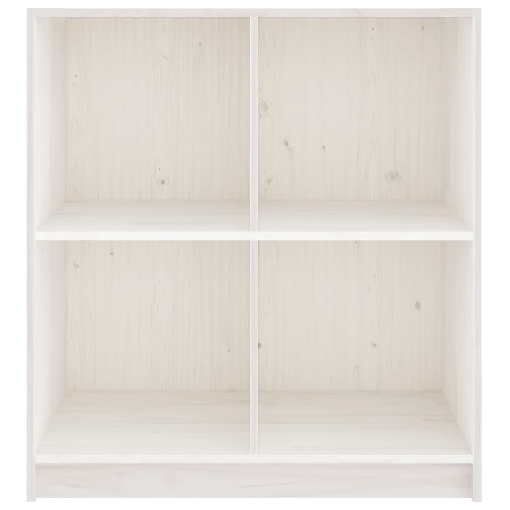 VidaXL Dressoir 70x33x76 cm massief grenenhout wit