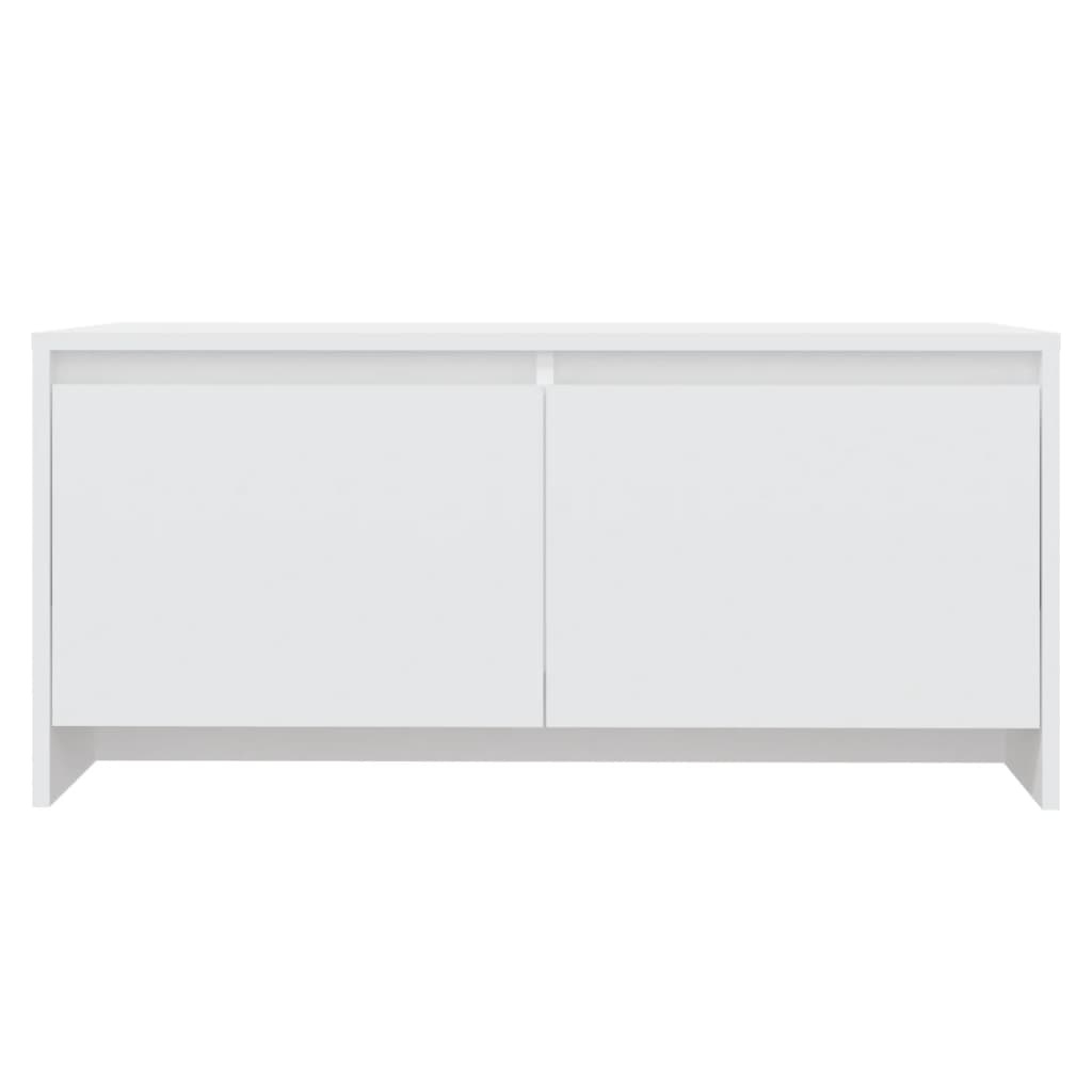 VidaXL Salontafel 90x50x41,5 cm bewerkt hout wit