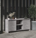 VidaXL Tv-meubel 102x37,5x52,5 cm bewerkt hout betongrijs