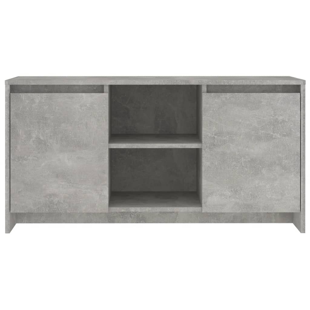 VidaXL Tv-meubel 102x37,5x52,5 cm bewerkt hout betongrijs