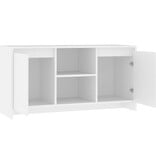VidaXL Tv-meubel 102x37,5x52,5 cm spaanplaat wit