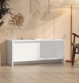 VidaXL Tv-meubel 90x35x40 cm bewerkt hout wit