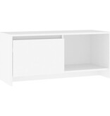 VidaXL Tv-meubel 90x35x40 cm bewerkt hout wit
