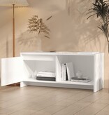 VidaXL Tv-meubel 90x35x40 cm bewerkt hout wit