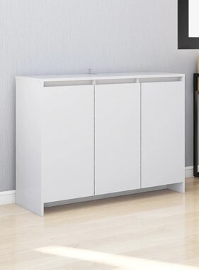 VidaXL Dressoir 102x33x75 cm spaanplaat wit