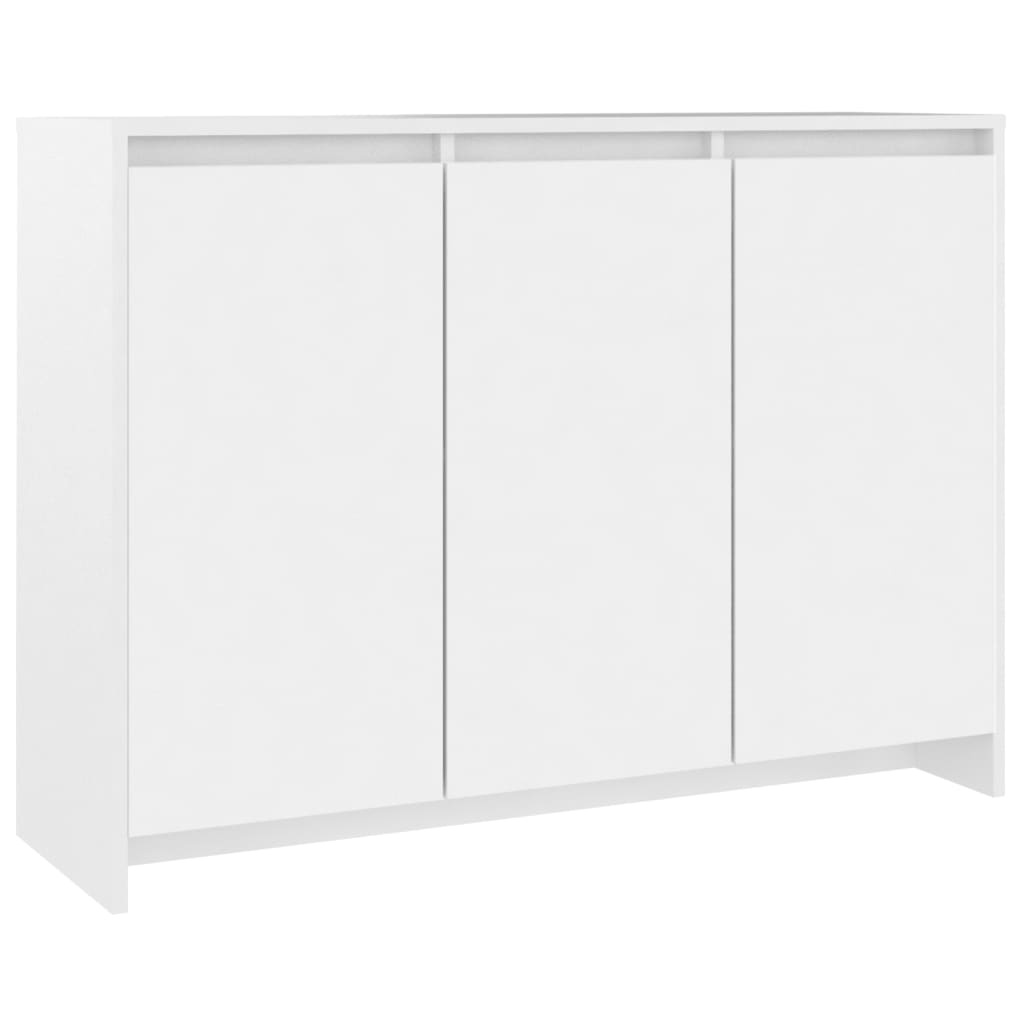 VidaXL Dressoir 102x33x75 cm spaanplaat wit