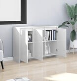 VidaXL Dressoir 102x33x75 cm spaanplaat wit