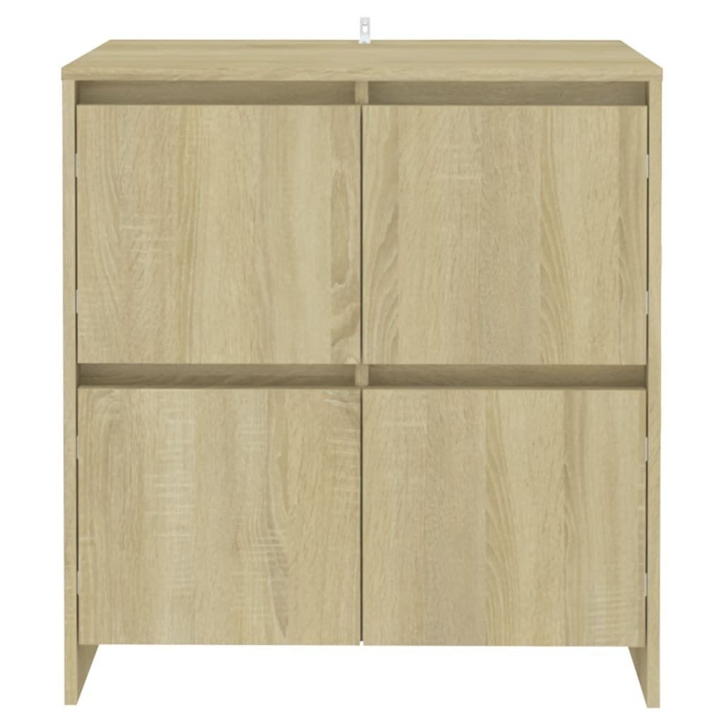 VidaXL Dressoir 70x41x75 cm bewerkt hout sonoma eikenkleurig