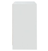 VidaXL Dressoir 70x41x75 cm bewerkt hout wit