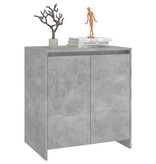 VidaXL Dressoir 70x41x75 cm bewerkt hout betongrijs