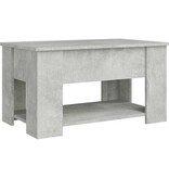 VidaXL Salontafel 79x49x41 cm bewerkt hout betongrijs