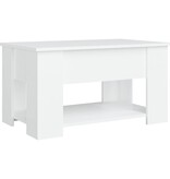 VidaXL Salontafel 79x49x41 cm bewerkt hout wit