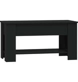 VidaXL Salontafel 101x49x52 cm bewerkt hout zwart