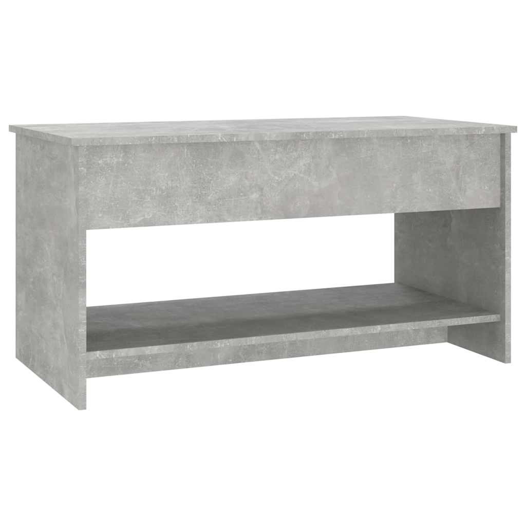 VidaXL Salontafel 102x50x52,5 cm bewerkt hout betongrijs